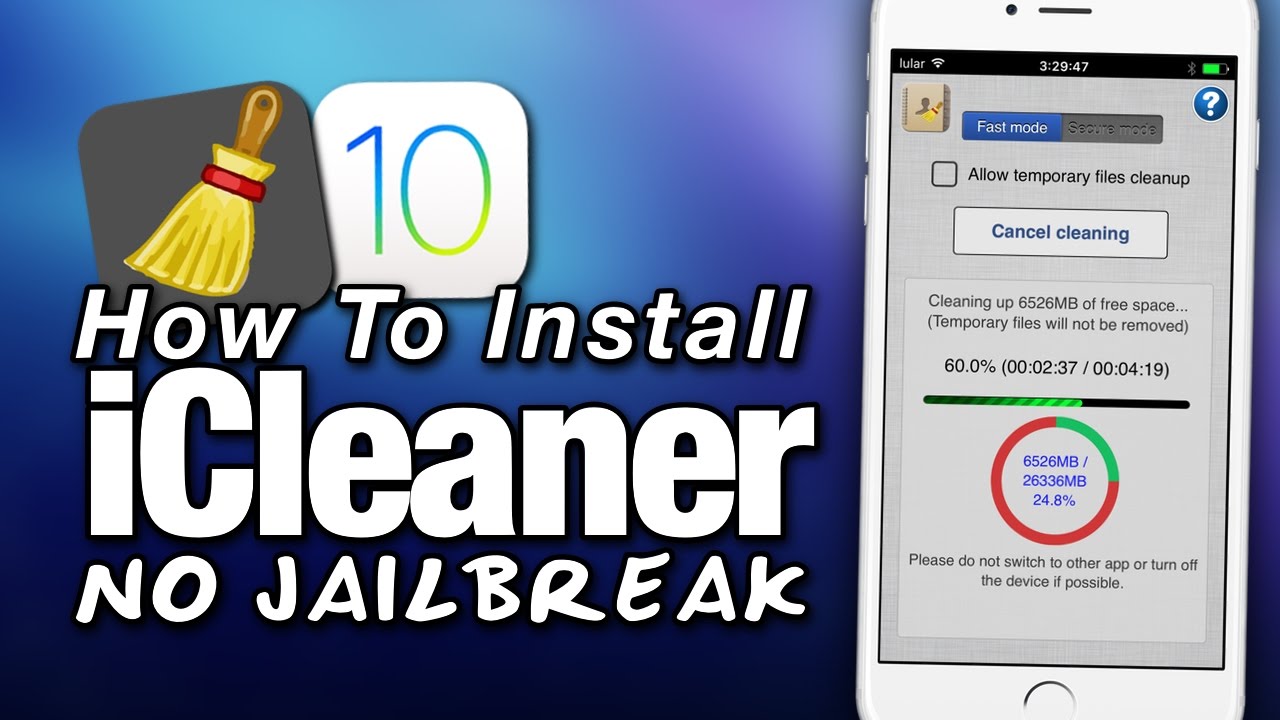 Cómo instalar iCleaner pro en iOS 10, sin jailbreak