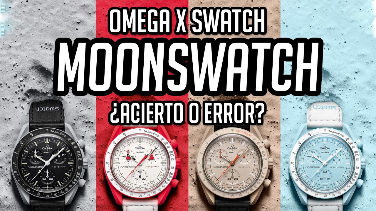 la colaboracion omega x swatch presenta el nuevo moonswatch